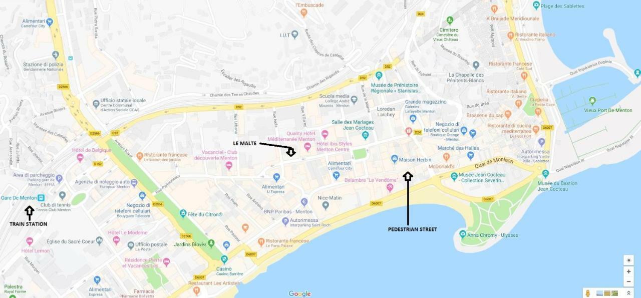 Le Malte Daire Menton Dış mekan fotoğraf